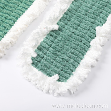 green microfiber dust mop